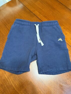 Tracksmith Trackhouse Post-Run Heavyweight Sweat Shorts Navy Blue Mens Small Gym